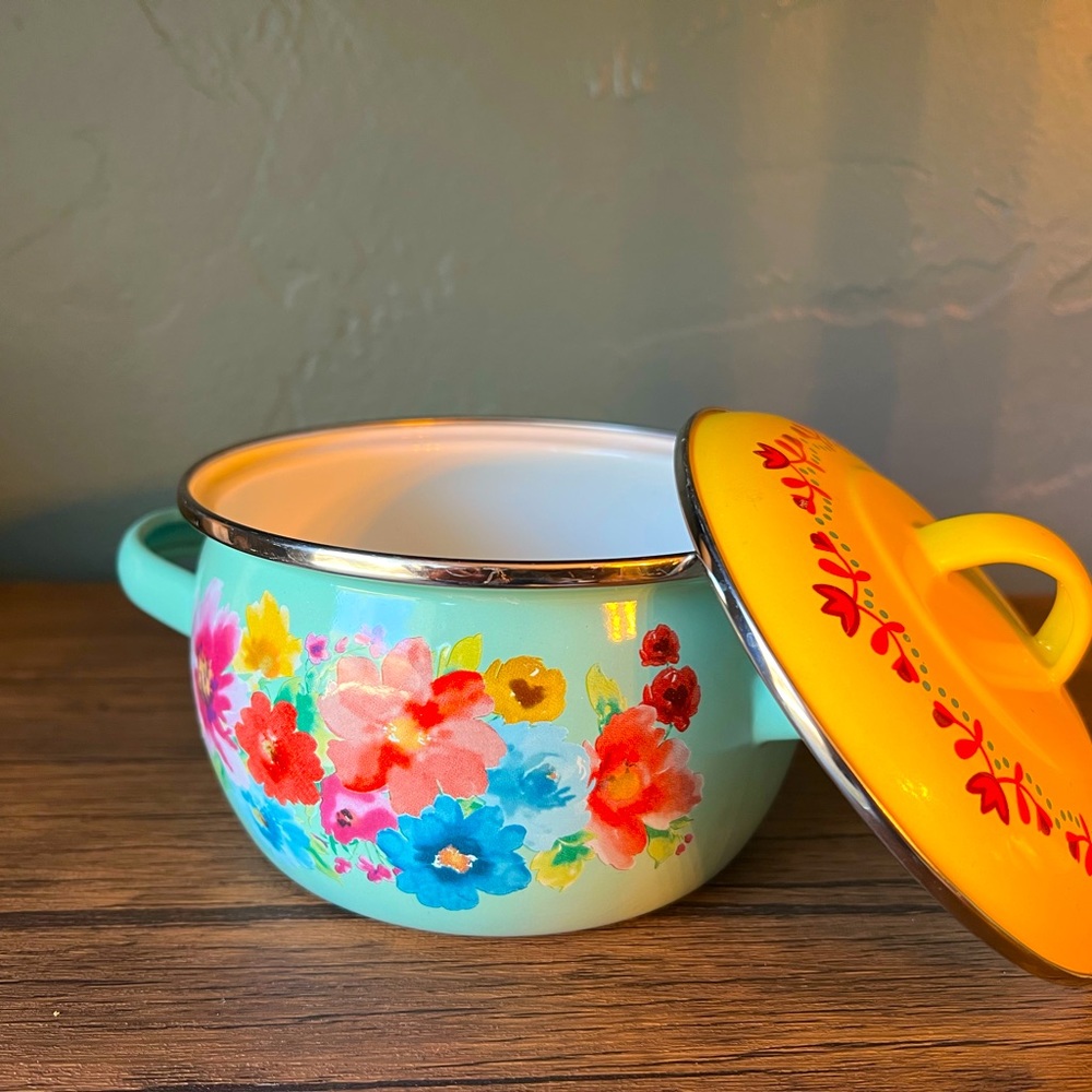 Pioneer Women 1 Quart Floral Dutch Oven